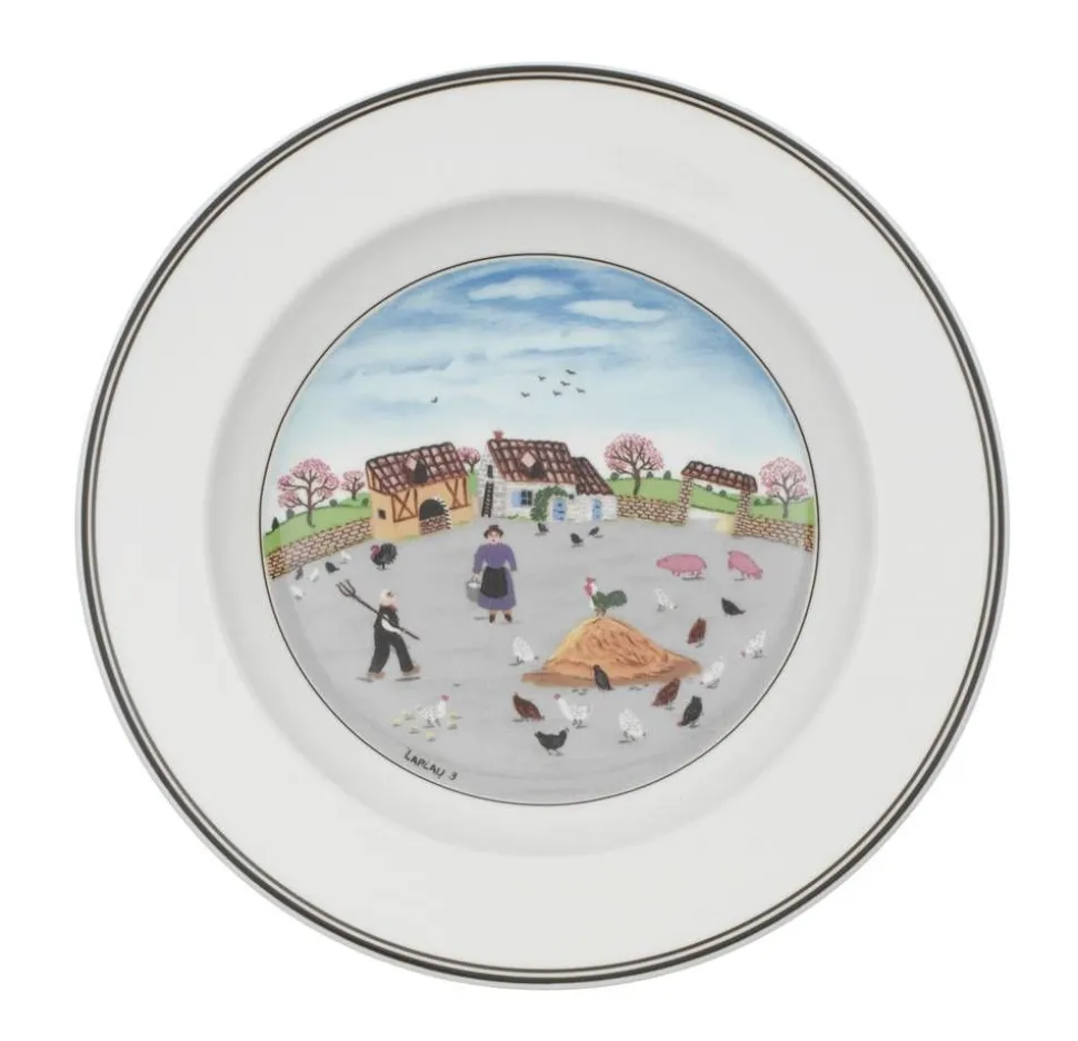 Villeroy&Boch Design Naif Syvä lautanen 21cm Poultry farm