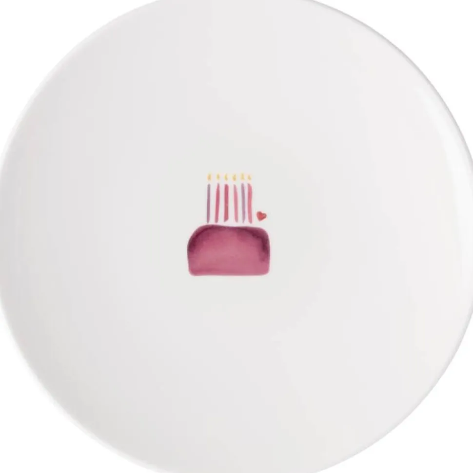 Villeroy&Boch lautanen With Love 21 cm Happy Birthday