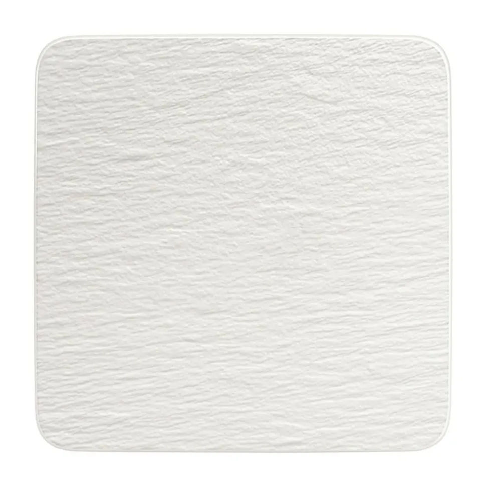 Villeroy&Boch Manufacture Rock Tarjoilulautanen 32,5x1,5 cm valkoinen