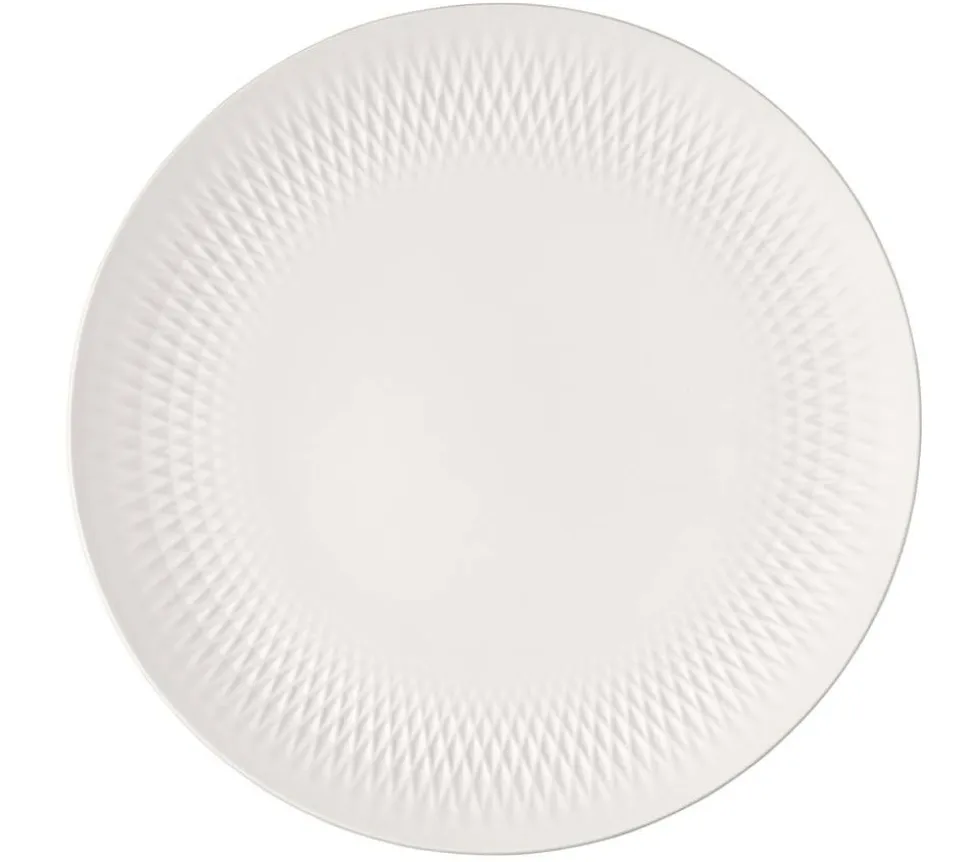 Villeroy&Boch Manufacture Collier tarjoiluvati 32 cm valkoinen