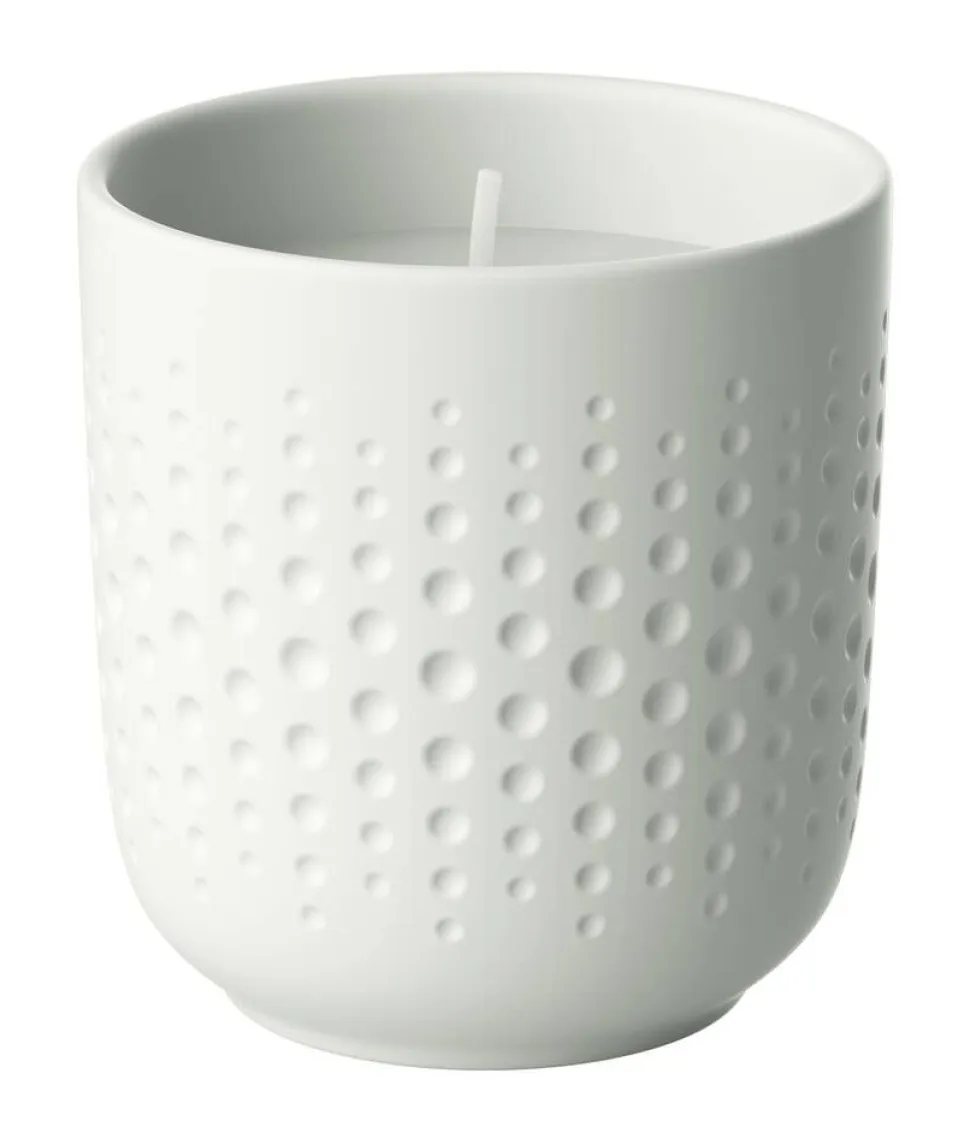 Villeroy&Boch Manufacture Collier Blanc tuoksukynttilä 8,5x8,5x9 cm 0,28l Perle Sparkle