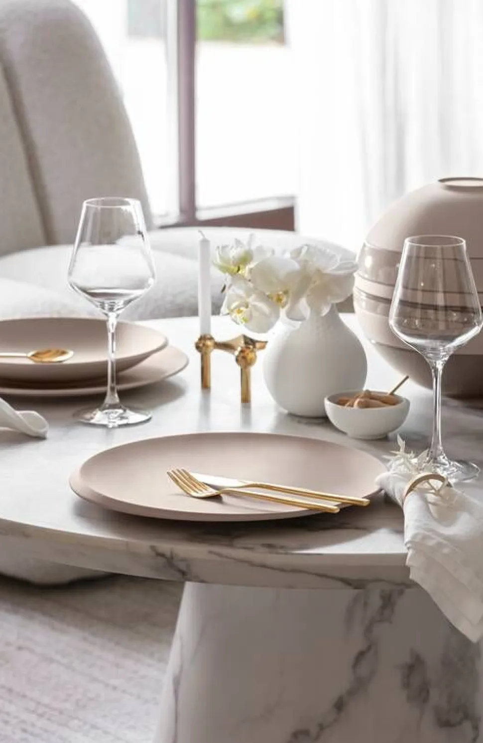Villeroy&Boch NewMoon Lautanen 27x27x2,5 cm Beige