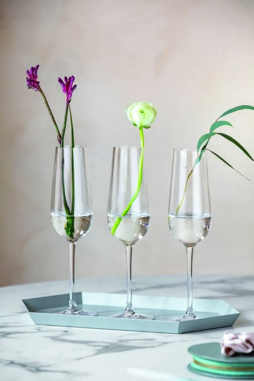 Villeroy&Boch Rose Garden samppanjalasisetti 4 kpl 250 mm 0,12l
