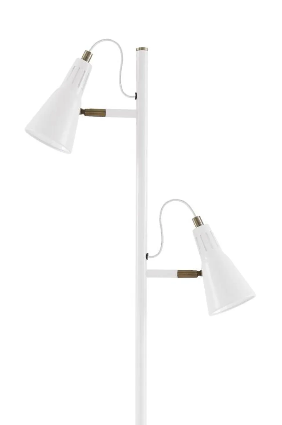 Virvatuli lattiavalaisin Solina 2-os. 155 cm mattavalkoinen