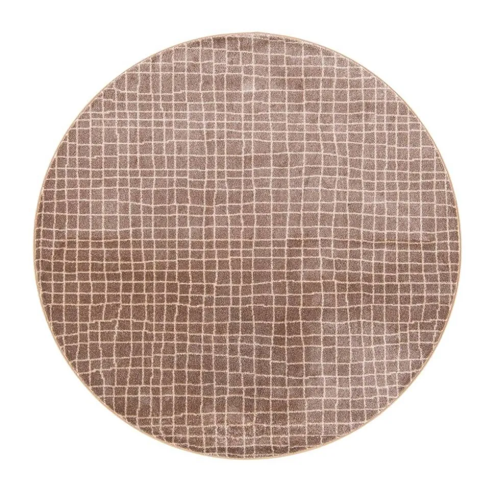 VM-Carpet Aari 14 ruskea, kantti 5938, Ø 133 cm