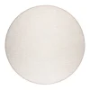 VM-Carpet Aho 72 beige, kapea pellavakantti Ø 133 cm