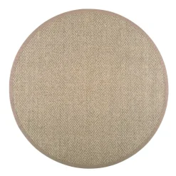 VM-Carpet Barrakuda 9307 natur, Ø 160 cm, kantti 25