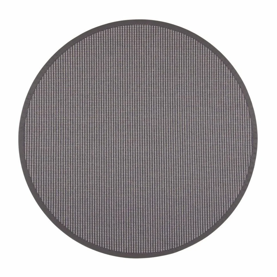 VM-Carpet Lyyra 78 tummanharmaa, Ø 133 cm, kantti 38