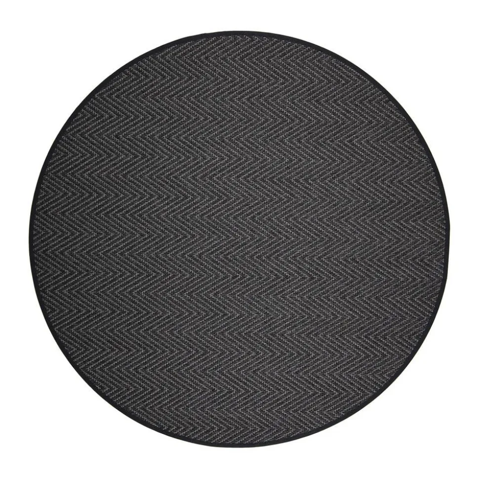 VM-Carpet matto Elsa Ø 240 cm musta