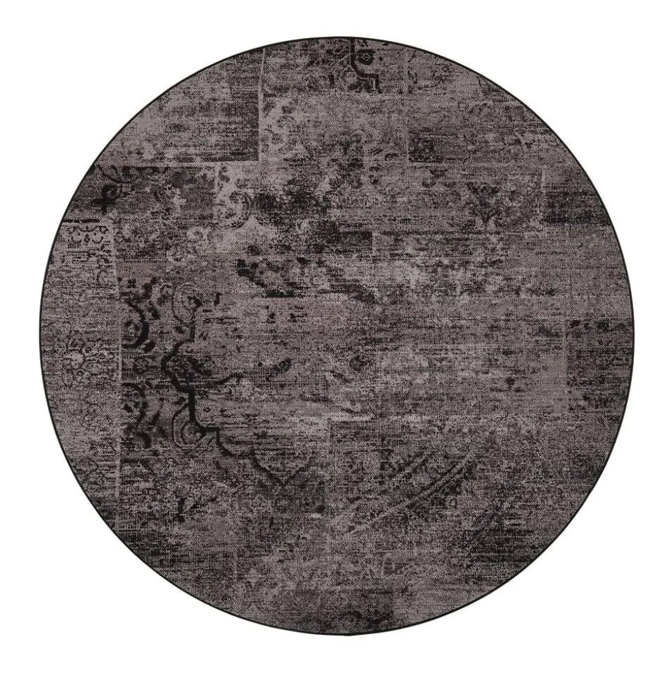 VM-Carpet matto Rustiikki ø 160 cm 98 musta