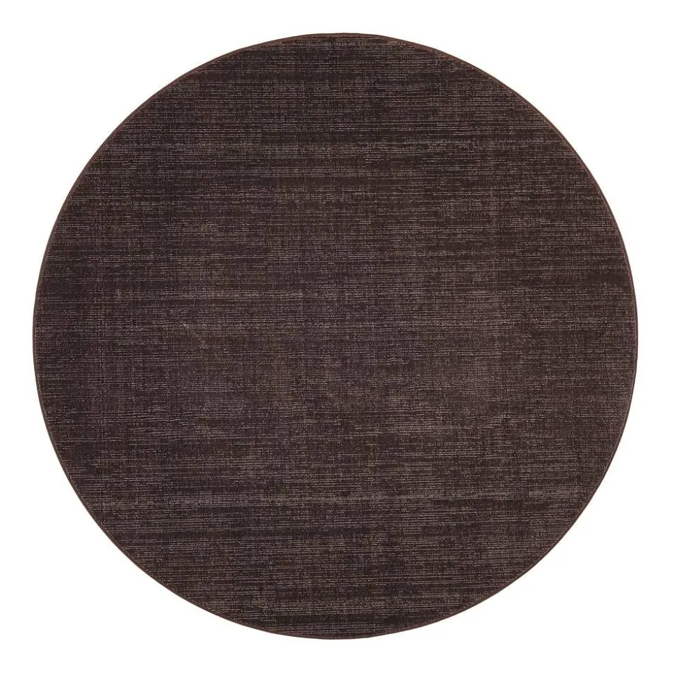 VM-Carpet matto Sametti ø 240 cm 243 ruskea
