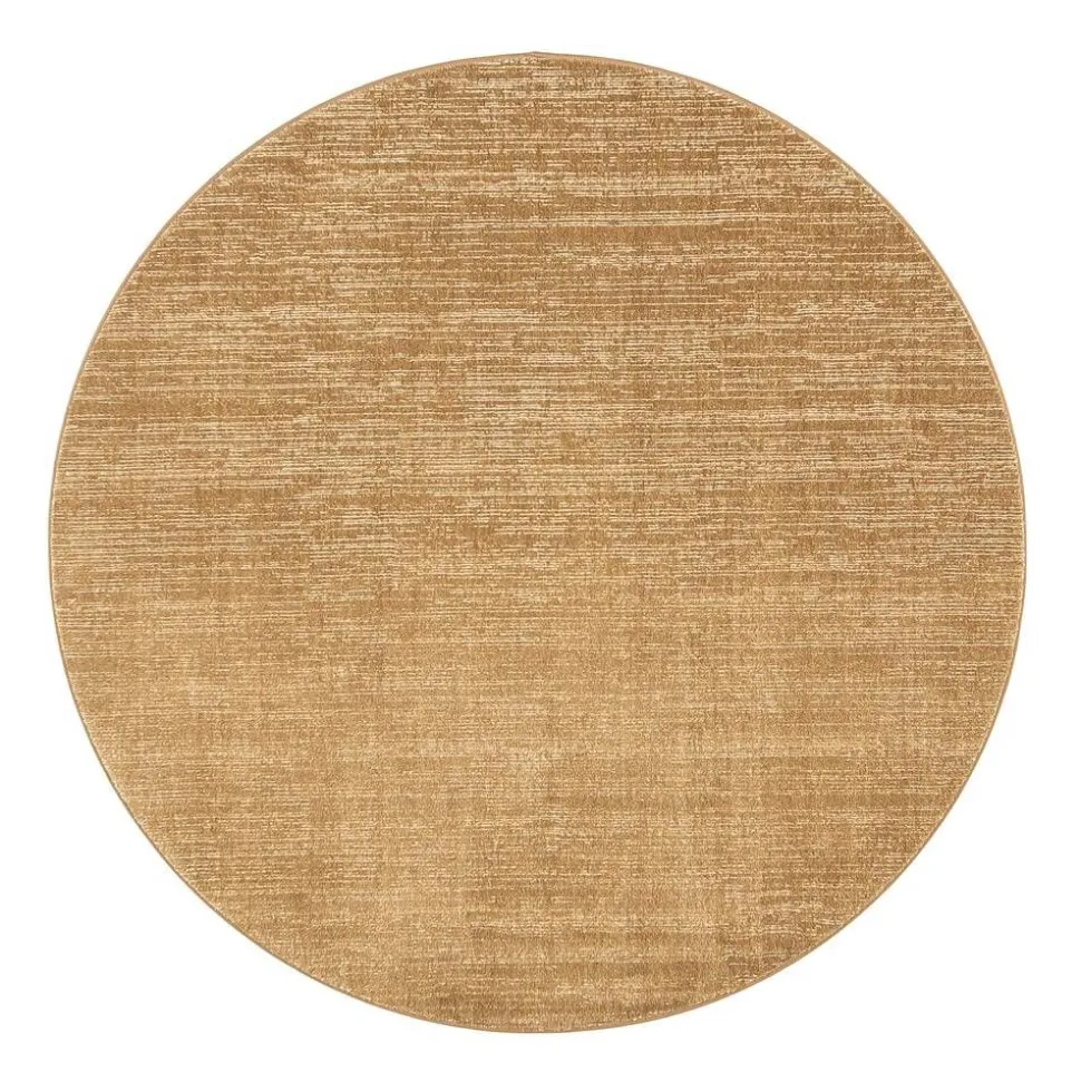 VM-Carpet matto Sametti ø 133 cm 246 keltainen