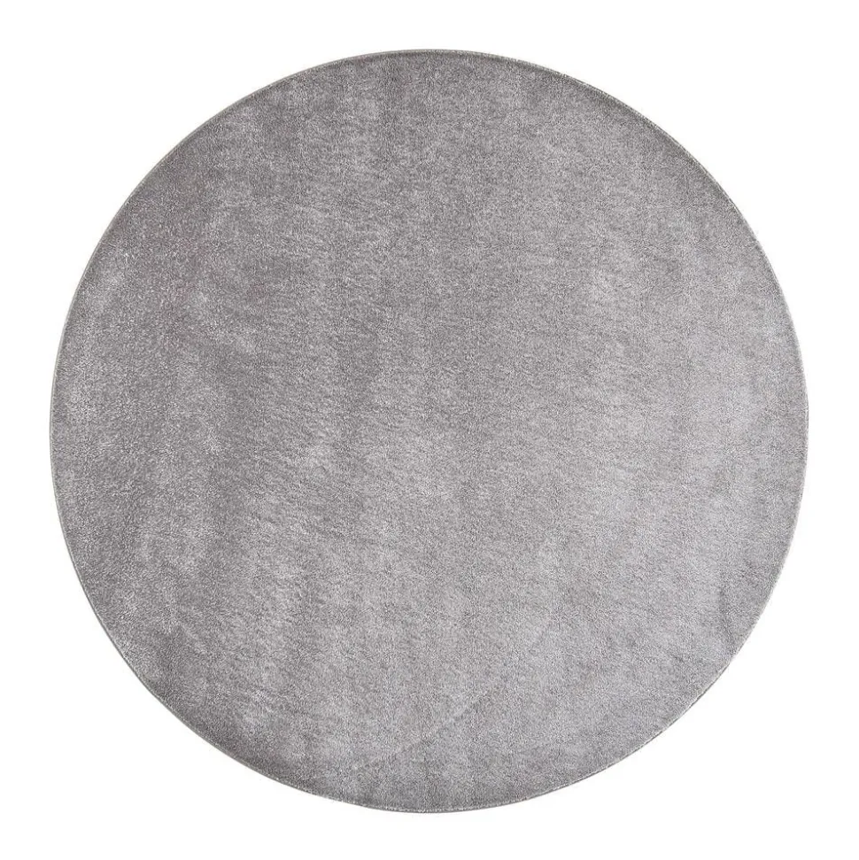 VM-Carpet Satine 850 harmaa, Ø 240 cm, kantti 5434