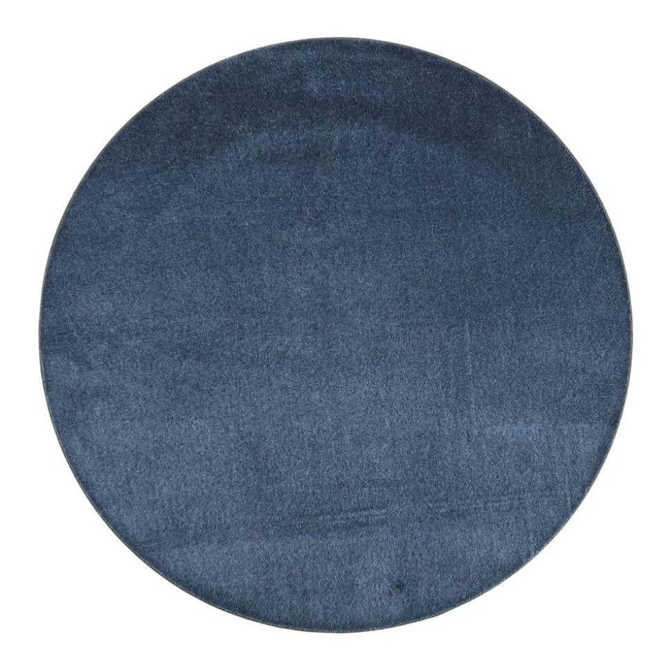 VM-Carpet Satine 791 sininen, Ø 133 cm, kantti 5447