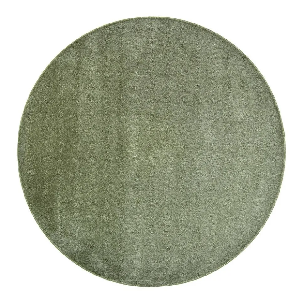 VM-Carpet Satine 572 vihreä, Ø 133 cm, kantti 5784