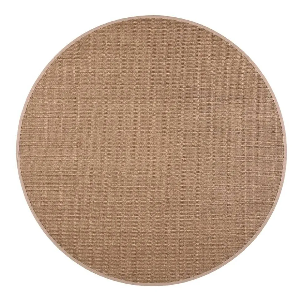 VM-Carpet Sisal, 85 taupe, Ø 133 cm, kantti 25 B